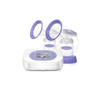 Lansinoh Breast Pump Smartpump 2.0 Double Electric Breast Pump Quiet, Portable Pump with Let-Down & Express Modes Breastfeeding Milk Breastpump Bluetooth Display