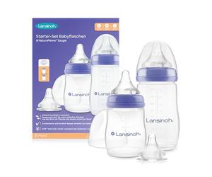 Lansinoh I Starter Set Biberon e Capezzoli Natural Wave