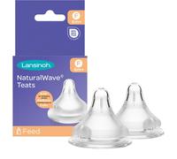 Lansinoh NaturalWave tettarella per biberon Fast 2 pz