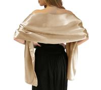 Lansitina - Scialli in raso per abiti da sera da sposa - - 26W x 95L
