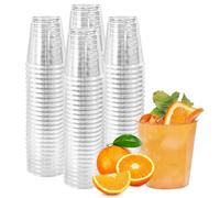 LANSKYLAN 100 Pezzi Bicchieri Riutilizzabili Plastica 50ml Bicchieri da Liquore Trasparente Bicchieri da Shot in Plastica Rigida Multifunzione Bicchieri per Feste Compleanni Picnic Matrimoni