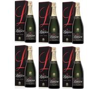 Lanson - Champagne Black Creation con astuccio - Confezione da 6 x 75 cl
