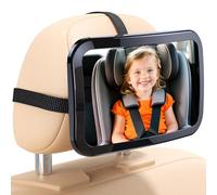 Lantazi Specchietto Retrovisore Bambini,Specchietto Auto Neonato Infrangibile,Girevole E Inclinabile a 360 °specchio Auto Neonato Sedile Posteriore,Specchio Auto,Posteriore Con Cinghie Regolabili