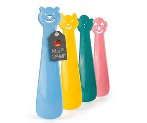 Lantelme Bambini Calzascarpe Set 4 Pezzi in Plastica Verde Blu Giallo Rosa 3108