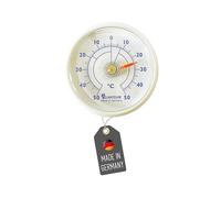 Lantelme Termometro autoadesivo per frigorifero, temperatura + - 50 °C, colore bianco, termometro per congelatore, vano frigorifero, frigorifero, da incollare analogico bimetallico (bianco)