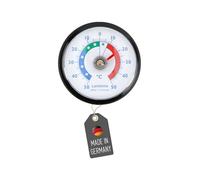 Lantelme Termometro per frigorifero, autoadesivo, temperatura + - 50 °C, analogico, nero, per congelatore, vano frigorifero, analogico, bimetallico (nero)