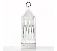 LANTERN Kartell TRASPARENTE lume tavolo led a batteria Originale NUOVO