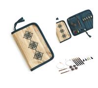 Lantern Moon Ferri Per Maglia Circolari Intercambiabili Set In Legno Ebony