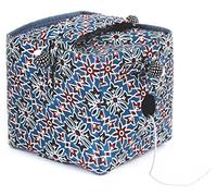 Lantern Moon - Lantern Moon Ajrak Seta Floreale Design A Forma di Cubo Lavorare a Maglia Fuori Filato Scatola con Maniglia - 1 Pezzo