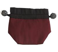 Lantern Moon - Lantern Moon Dahlia (Marrone) Seta Miscela Stitch Marcatore Accessorio Pouch con Coulisse - 1 Pezzo