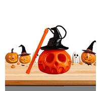 Lantern, Spooky Lights Photo Props, Skull Pumpkin Party Lanterns, Tavolo Decor, Home Seasonal Decor, Halloween Decorations For Indoor Garden Lawn Porch Haunted House Fireplace Yard