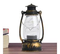 Lanterna a Batteria, Illuminazione Decorativa da Interno a Batteria Luci Fiammeggianti, Luci con Effetto Fiamma Tremolante Stile Vintage per Notte Giardino Casa Escursionismo Emergenze Patio Tende