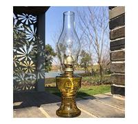 Lanterna a cherosene, lampade a uragano, Lampada al cherosene di vetro, lampade a olio da tavolo trasparenti for uso interno/luce di emergenza domestica, for tenda da campeggio antivento esterna decor