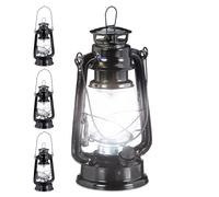 Lanterna a led Lampada vintage Luce da giardino 350 g Metallo Lampada da esterno