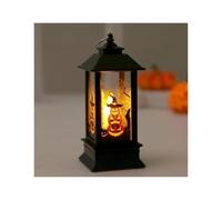 Lanterna a LED sospesa for Halloween, retro, castello della strega, zucca, fantasma, lampada (senza batteria)(Fangxing-nan gua)