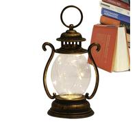 Lanterna A LED Vintage - Lampada A A LED Lanterna Ustica, Lanterna A Rustica Per Luci Esterne | minii Lanterna Sospesa Per Matrimonio A Batteria, Lampada Da Tavolo Decorativa