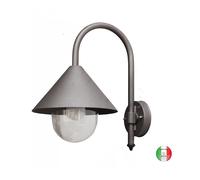Lanterna a parete da esterno di alluminio Portofino M306 Made in Italy