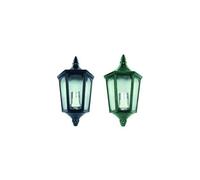 LANTERNA A PARETE MODELLO BERLINO nero - verde anticato