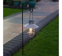 Lanterna A Sospensione Da Giardino In Filamento LED Grigio Solare