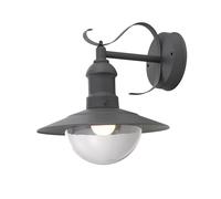 Lanterna applique LED rustico lampada E27 10W luce parete giardino facciata 230V