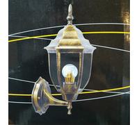 LANTERNA APPLIQUE LUCE DA PARETE MURO DESIGN BRONZO LAMPADA FARETTO ESTERNO mamo