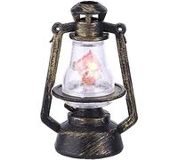 Lanterna casa delle bambole lampada in miniatura manichino mini luce plastica accessori vintage modello di simulazione giocattolo decorazione paesaggio in miniatura. È bello e utile.