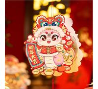 Lanterna che fa il set di decorazione del capodanno cinese per la festa di