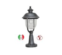 Lanterna classica per colonna cancello esterno in alluminio Amalfi S112
