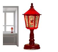 Lanterna con di neve di Natale, luce a di neve, decorazione natalizia per esterni, davanzale della finestra, soggiorno, tavolo, interno e terrazza