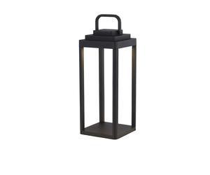 Lanterna Contemporaneo Portabello Alluminio Nero Led 2W 3000K