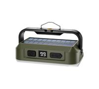 Lanterna da campeggio alimentata solare impermeabile dimmerabile portatile | Lampada da esterno per escursionismo notturno tenda da pesca interruzioni di corrente Portico Cortile Home Office