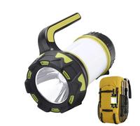 Lanterna da campeggio - Luce portatile da esterno con maniglia e gancio | Luce da campeggio ricaricabile per escursioni all'aperto, pesca, laboratorio, sopravvivenza notturna, zaino in spalla, spiaggi