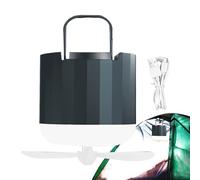 Lanterna da campeggio, portatile, ricaricabile, con luce a LED, per soffitto, con gancio, per interruzioni di sopravvivenza in camper