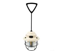 Lanterna da campeggio ricaricabile USB vintage impermeabile regolabile appeso luce con gancio per tenda esterna escursionismo cappello bianco stile tesa (B)