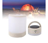 Lanterna da campeggio solare con 16 LED, 300 lumen, frontale staccabile