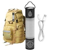 Lanterna da campeggio - Torcia a LED per emergenze - Lampada portatile impermeabile per taglio della luce interna esterna sport all'aria aperta