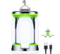 Lanterna Da Campeggio, Torcia Lanterna Ricaricabile USB - 7 Modalità 60 LED Supe
