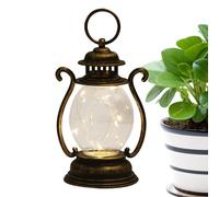 Lanterna da esterno, Lampada a lanterna a sospensione a LED tradizionale, Lanterna rustica a batteria, lampada da esterno antica per campeggio, escursionismo, decorazione da tavolo