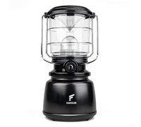 Lanterna da Esterno LED alta potenza 1300 Lumen, IP64 impermeabile e antiurto | Lampada da Campeggio a Batteria, gancio integrato, temperatura di colore regolabile, dimmerabile, nero