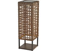 Lanterna Da Esterno Nordica Hanoi Legno Marrone Bianco Led 0,06W