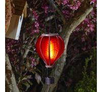 Lanterna Da Giardino 45cm Luce Solare LED Pallone Aerostatico Appesa Esterna