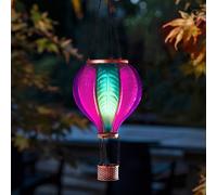 Lanterna Da Giardino 45cm Luce Solare LED Pallone Aerostatico Appesa Esterna