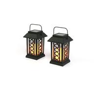 Lanterna Da Giardino A Candela LED Senza Fiamma A Flickering Solare 17,5Cm