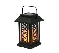 Lanterna Da Giardino A Candela LED Senza Fiamma A Flickering Solare 17,5Cm