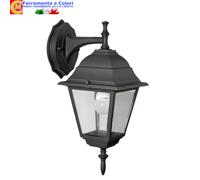 Lanterna da Giardino NY Applique Lampada da Parete Esterno a Muro Nero Opaco [EEK: A+++]