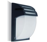 LANTERNA DA MURO VETRO+ALLUMINIO NERO OPACO - E27 - IP44 -7076