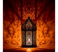 Lanterna Decorativa Orientale Portacandele Portafaro Porta Candele