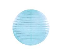 Lanterna di carta con pompon, da appendere cinese/giapponese lanterna per matrimoni, feste di compleanno, decorazione domestica, 20 cm (celeste)