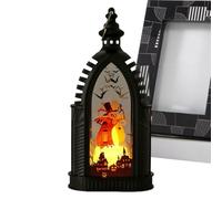Lanterna di Halloween - Lampada a candela da tavolo a LED | Decorazione per feste all'aperto ed interni, decorazione per la casa