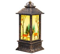 Lanterna di Natale, candelabro, lampada da notte, vecchio pupazzo di neve, decorazione, luce notturna, ornamenti da scrivania, ornamenti nat